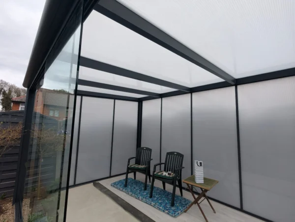 Bordeaux Polycarbonate roof Veranda - Image 4